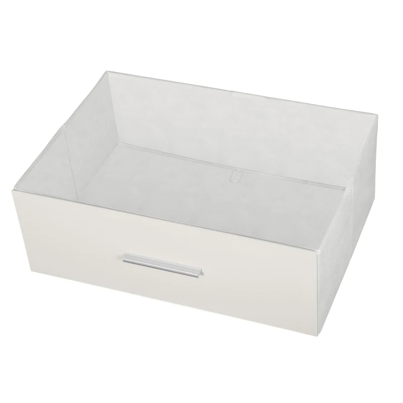 Roomy 8-Drawer Dresser with Water-Resistant Top, Ideal Storage Chest for Bedrooms, Living Rooms, TV Stand, 44.5" L x 16" W x 34.5" H, White