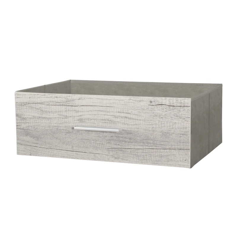 Versatile 6-Drawer Dresser with Water-Resistant Top, Ideal Storage Chest for Bedrooms, Playrooms, Entryways, 44.5" L x 16" W x 26.5" H, Gray