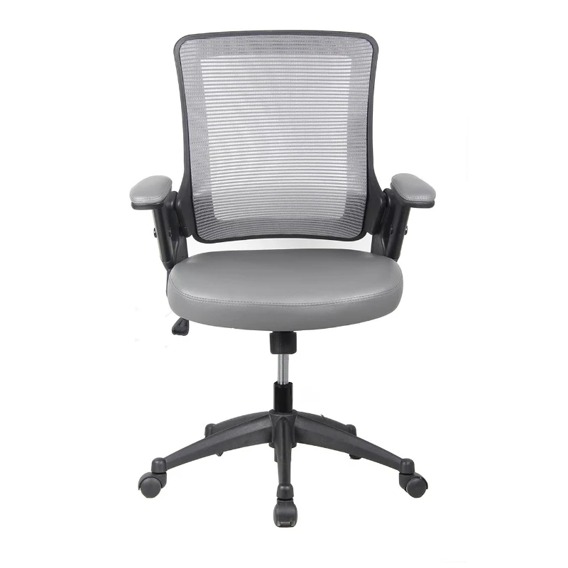 Cozy Task Chair with Breathable Mesh Back and TechniFlex Upholstered Seat, Ergonomic Office Chair for Offices, 25" L x 25" W x 34" H, Gray