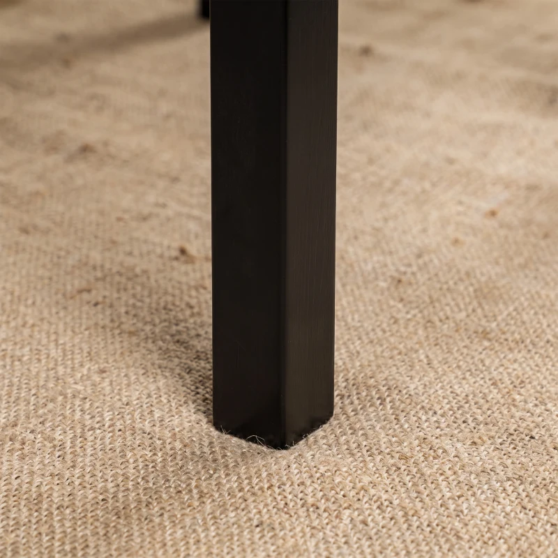 HOMCOM Solid Wood Kitchen Table, Drop Leaf Tables for Small Spaces, Folding Dining Table, Black
