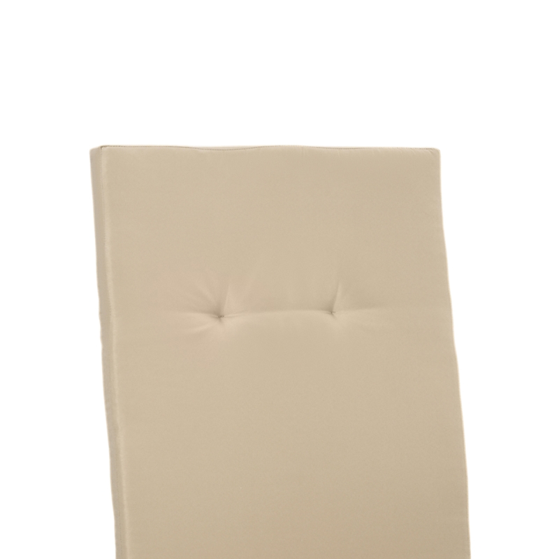 Outsunny 84A-052 Series Outdoor Porch Swing Cushions with Seat & Tufted Back, Backrest Ties, Set of 2 Replacement Cushions, Beige