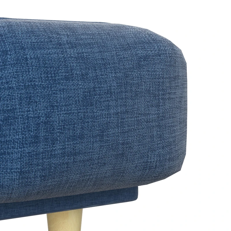 PawHut Washable Dog Sofa for Large Dogs, Elevated Pet Couch with Anti-slip Foot Pads, Dark Blue