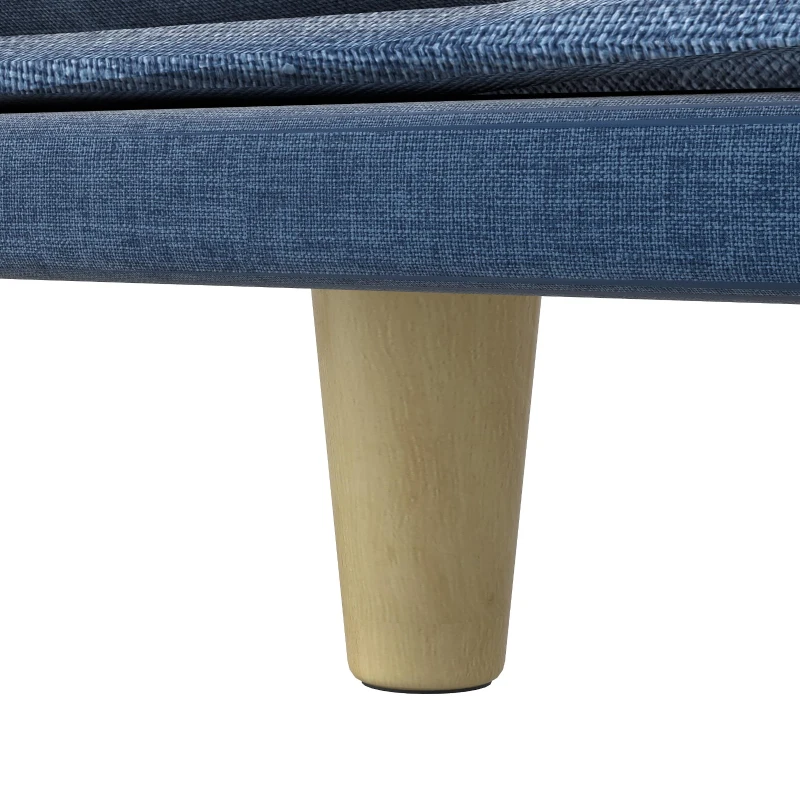 PawHut Washable Dog Sofa for Large Dogs, Elevated Pet Couch with Anti-slip Foot Pads, Dark Blue