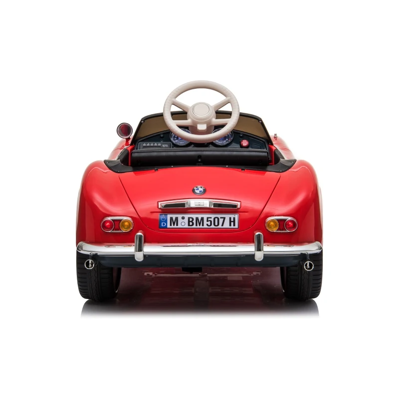 Aosom Licensed BMW 12V Kid Electric Ride On Car with Easy Transport, Red