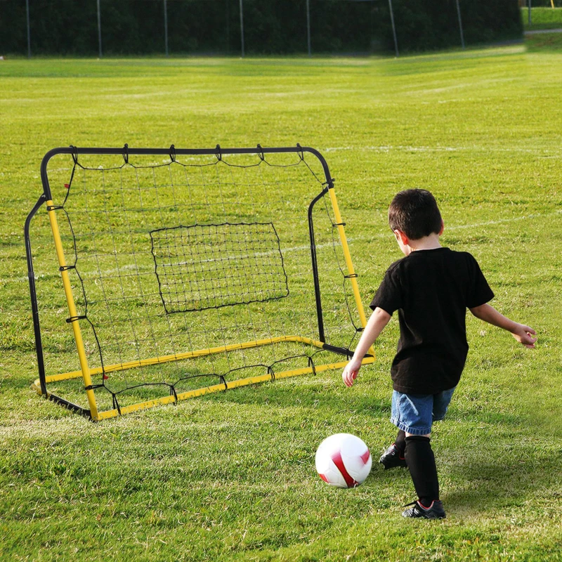 Soozier 6' x 4' Soccer Rebounder, Soccer Goal with 5 Angle Adjustable