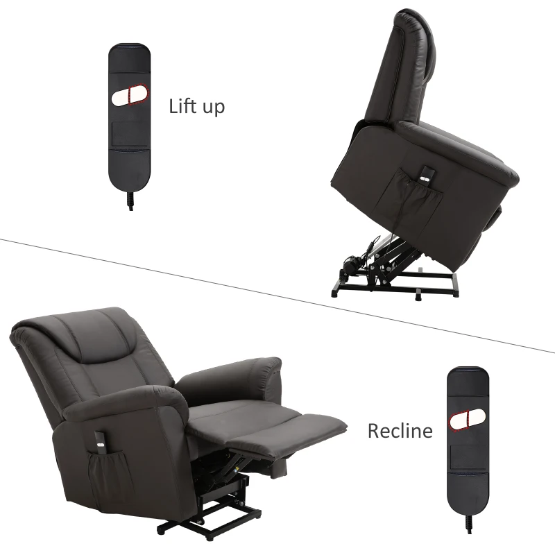 HOMCOM Power Lift Recliner for Elderly Reclining Chair