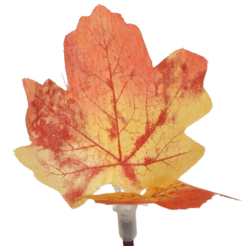 HOMCOM 6FT Artificial Lighted Maple Tree with 96 LED Lights, Daily Timer, Fall Decoration with Bendable Branches