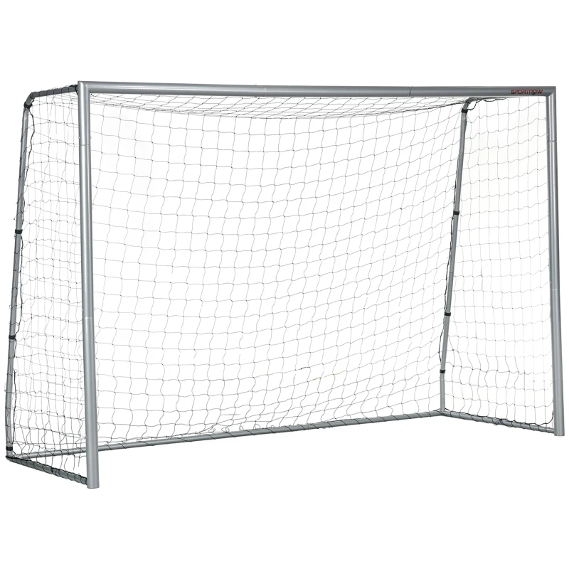 Soozier 10ft x 6.5ft Soccer Goal, Soccer Net for Backyard with Ground Stakes, Quick and Simple Set Up