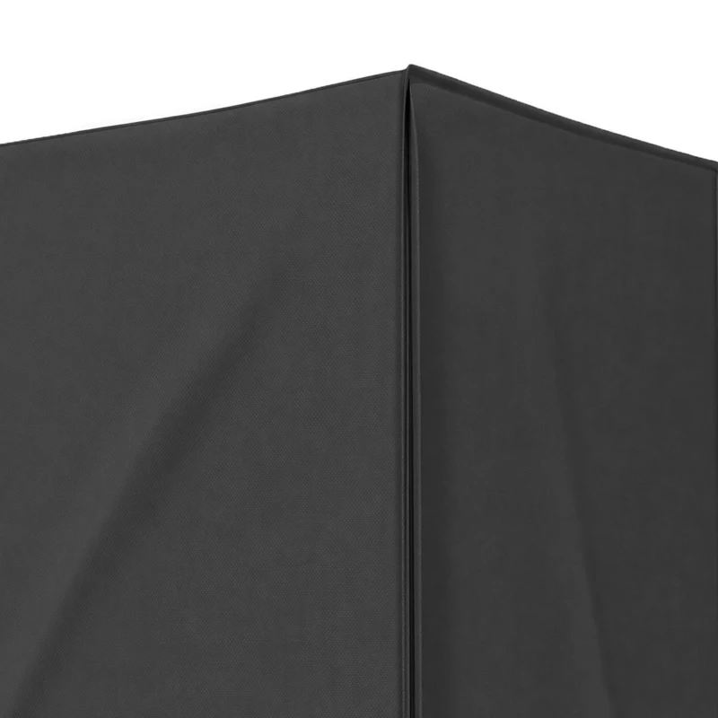 Outsunny 3-Seater Patio Swing Cover, Outdoor Garden Furniture Protection Hammock Glider Cover, Waterproof Dustproof Windproof, 85" x 61" x 59", Dark Grey