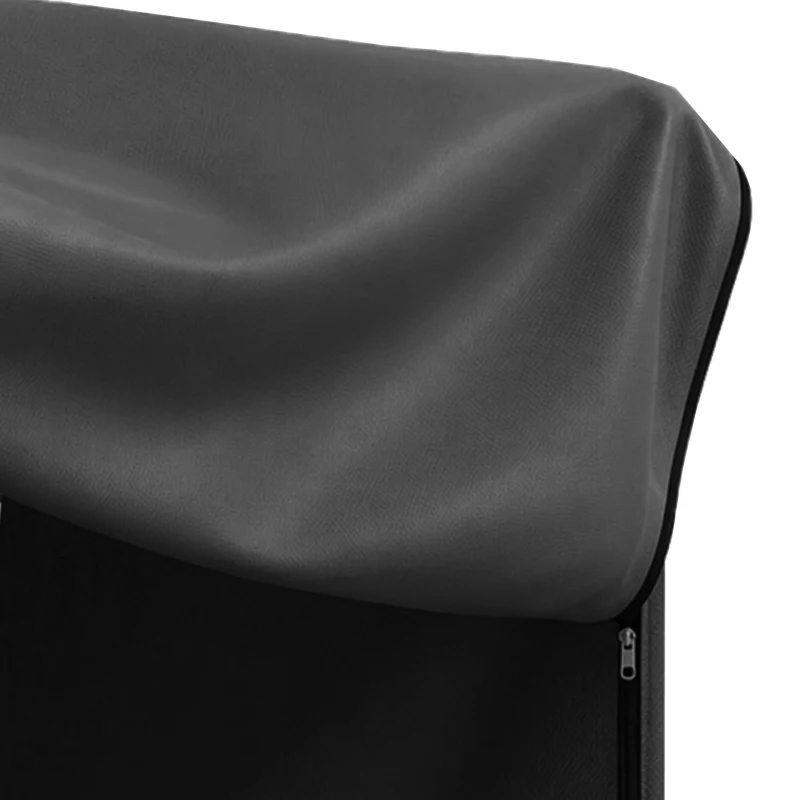 Outsunny 3-Seater Patio Swing Cover, Outdoor Garden Furniture Protection Hammock Glider Cover, Waterproof Dustproof Windproof, 85" x 61" x 59", Dark Grey