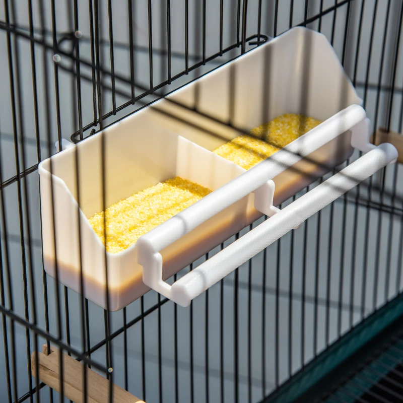 PawHut Large Bird Cage with 1.7 ft. Width for Wingspan, Bird Aviary Indoor with Multi-Door Design, Fit for a Canary, Finch, Conure, 55", Green