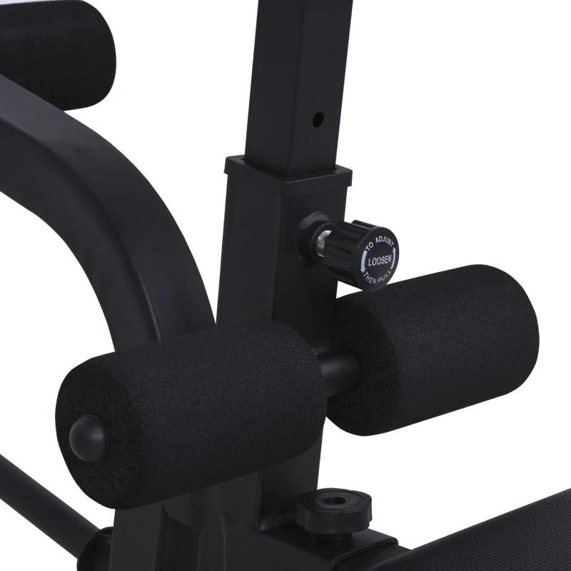Soozier Adjustable Sit-Up Dumbbell Bench Multi-Functional Purpose Hyper Extension Bench With Adjustable Seat and Back Angle