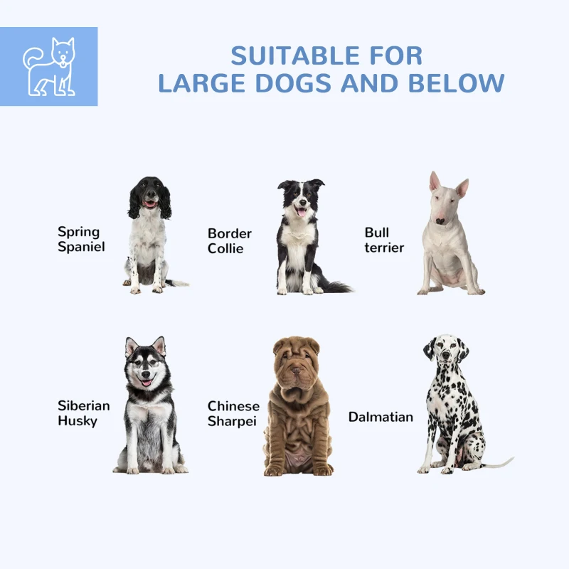 PawHut 9.2' x 8' x 5.6' Dog Kennel Outdoor for Medium and Large-Sized Dogs with Lockable Door, Silver