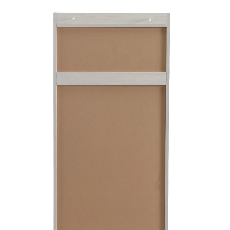 HOMCOM Modern Hall Tree with Shoe Storage Bench, Coat Rack and Shelves, White