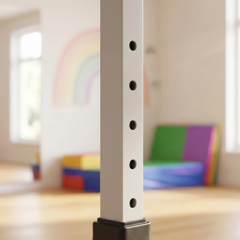 Soozier Gymnastics Bar for Kids, Adjustable Height Kip Bar for Home, Blue