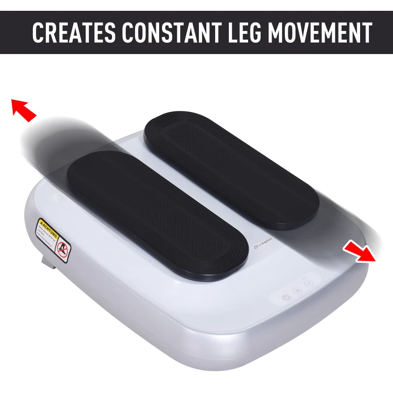 Soozier Seated Electric Leg Exerciser for Seniors Physiotherapy Equipment Machine while Sitting with Remote Control, Upgraded Machine for Blood Circulation