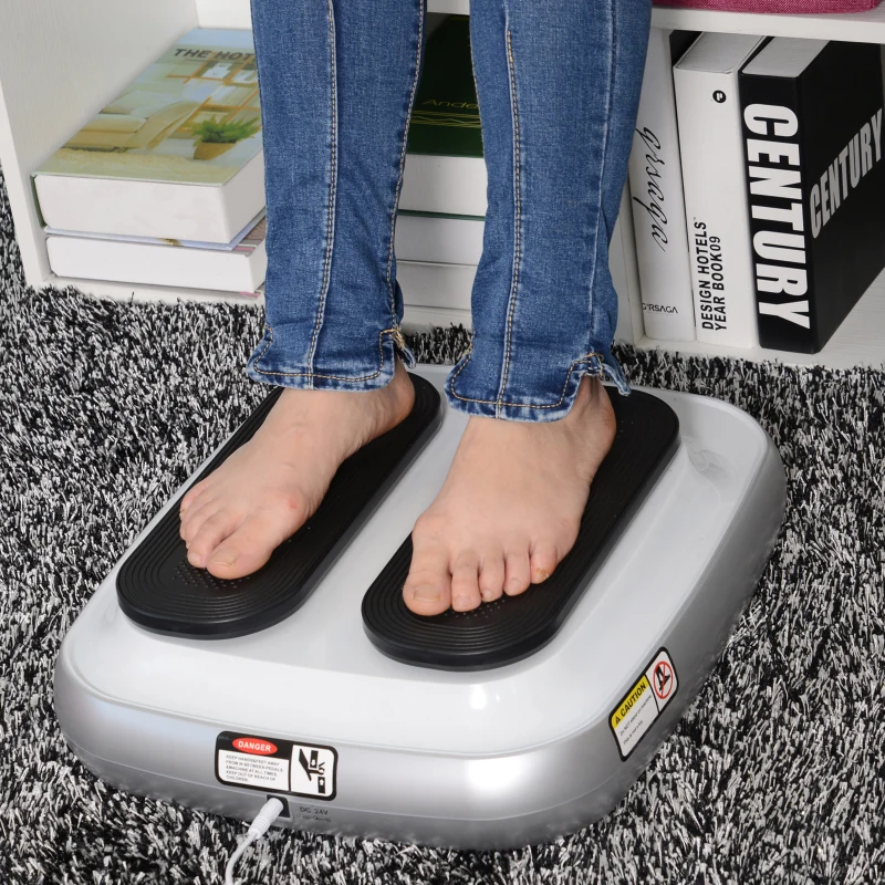 Soozier Seated Electric Leg Exerciser for Seniors Physiotherapy Equipment Machine while Sitting with Remote Control, Upgraded Machine for Blood Circulation