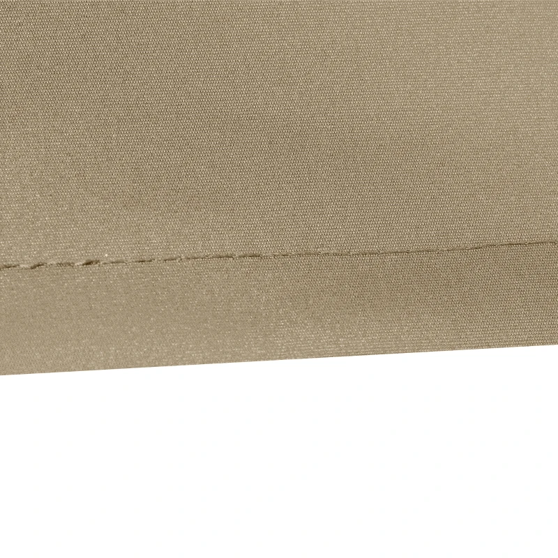 Outsunny Retractable Awning Fabric Replacement for 13' x 8' Outdoor Sunshade Canopy Awning, UV Protection Cover, Beige