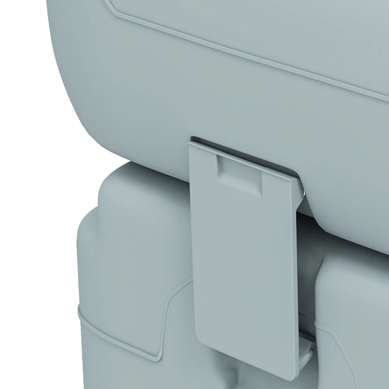 Outsunny Porta Potty, 5.8 Gallon Portable Toilet with Level Indicator and Anti-Leak Pump for Camping, Boating, Hiking, Travel, RV