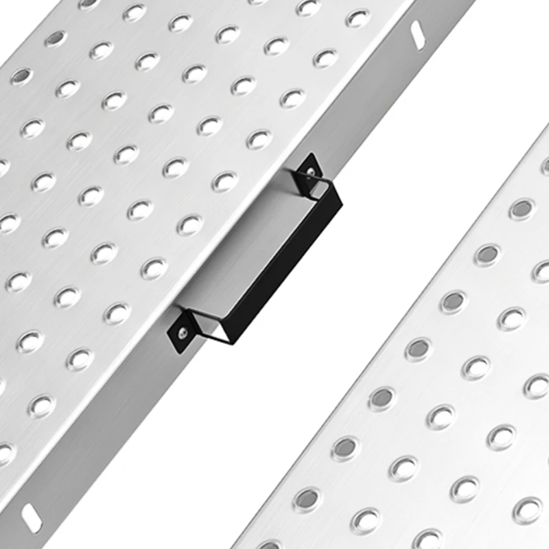 HOMCOM Folding Loading Ramps, 2 PCS 70.9" x 10" Motorcycle ATV Trailer Truck Ramps with 880 lb Total Capacity, Handles, Silver