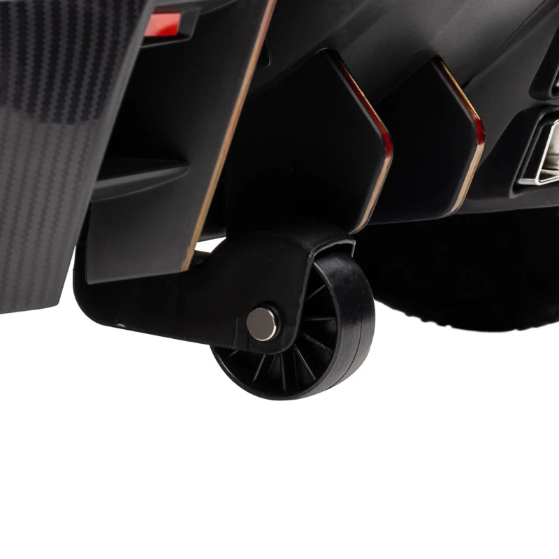 Aosom Lamborghini Veneno Licensed 12V Electric Kids Ride on Car with Remote for 3-6 Years, Black(m-9)
