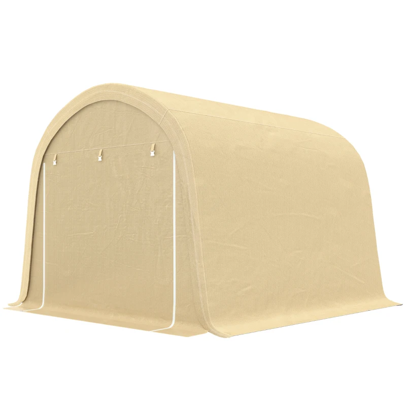 Outsunny 10' x 10' Outdoor Storage Tent, Heavy Duty and Waterproof Portable Shed for Bike, Motorcycle & Garden Tools