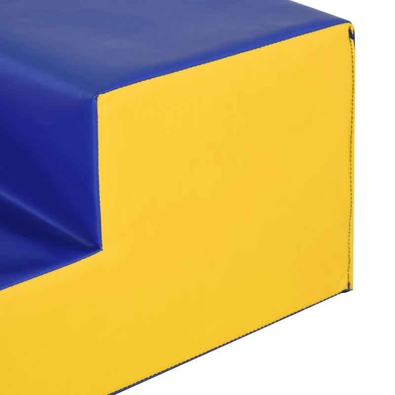 Soozier 2-Piece Climb and Crawl Activity Soft Play Set, Secure Foam Blocks Playset for Toddler Preschooler Babies Indoor, Activity Structure Play Equipment, Multi-colour