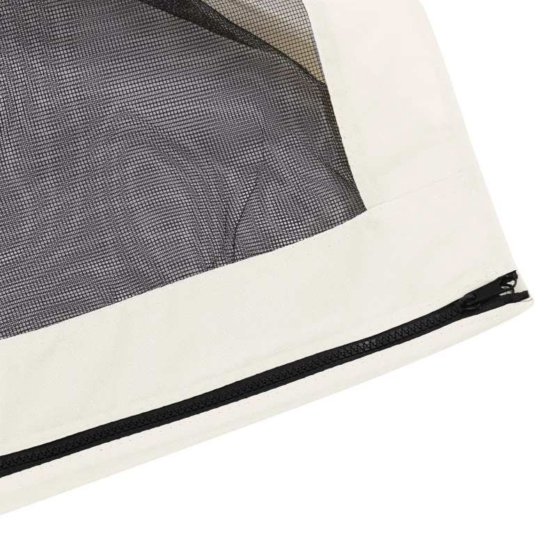 Outsunny Replacement Mosquito Netting for Gazebo 10' x 13' Black Screen Walls for Canopy with Zippers