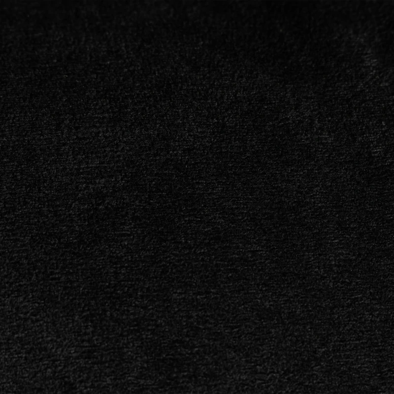 HOMCOM Big and Tall Office Chair Footrest Executive Desk Chair High Back Snowflake Velvet Reclining, Black