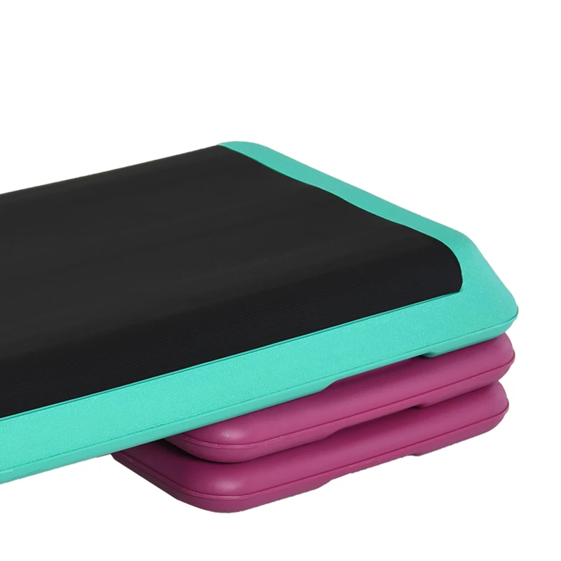 Soozier 4"/6"/8" Aerobic Stepper Exercise with Non-Slip Top for Home, Office, Indoor, Outdoor, Multicolour