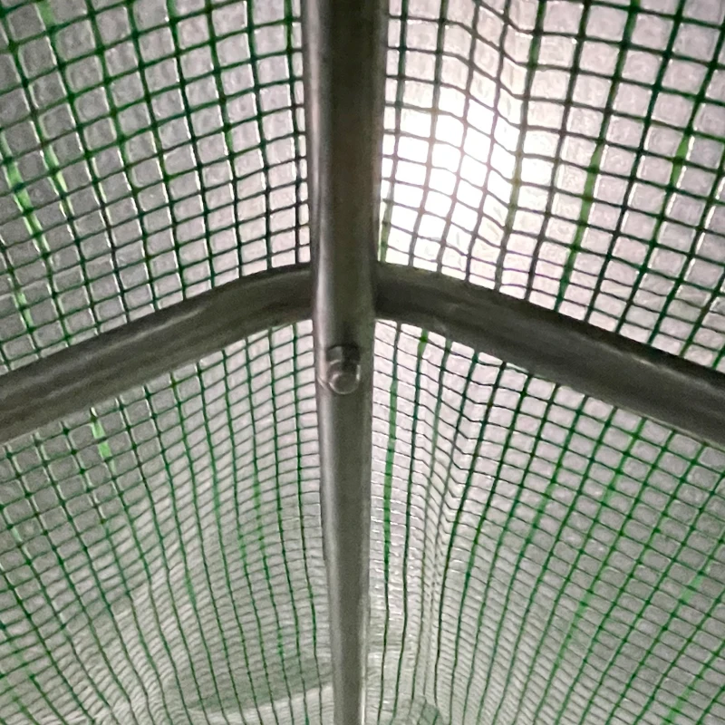 Outsunny 12.5' x 6.3' x 6.4' Steeple Walk-in Tunnel Greenhouse Garden Plant Seed Grow Tent Polythene with Windows and Door Green