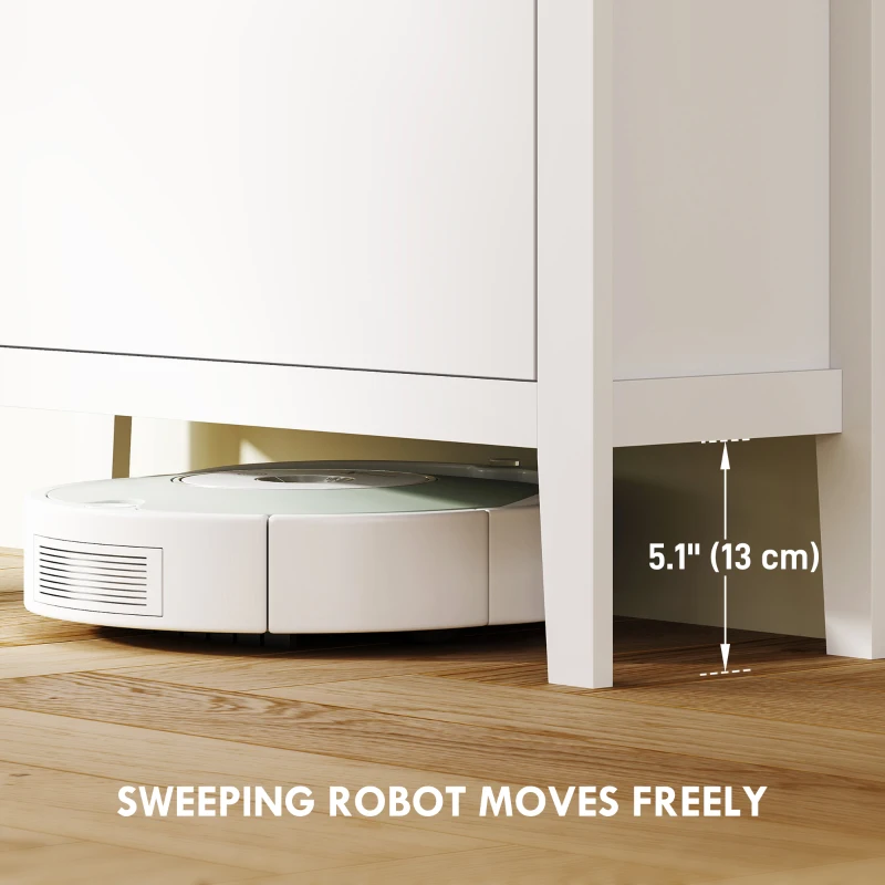 HOMCOM Narrow Shoe Cabinet with 3 Flip Drawers, Adjustable Shelves for Entryway, Holds 15-21 Pairs, White