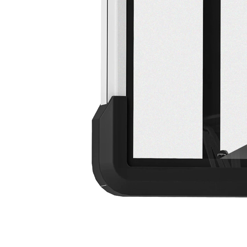 Soozier Wall Mounted Basketball Hoop, Height Adjustable Mini Basketball Hoop with 43" x 35" Backboard, 18" Steel Rim, Black