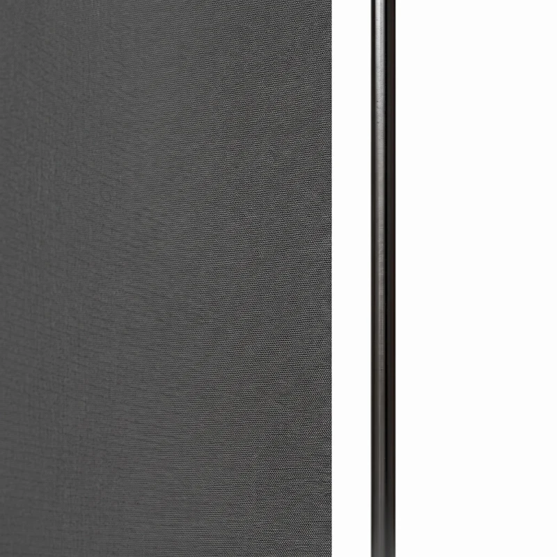 Outsunny Single Panel Room Divider, UV30+ Privacy Screen, Indoor Outdoor Privacy Panel with Stable Base, Dark Grey