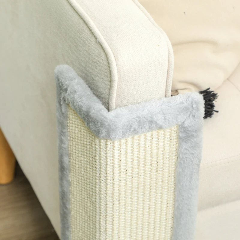 PawHut Cat Scratching Post for Indoor Kittens, 22"H Cat Scratch Post with Sisal Scratching Pad, Stable Base