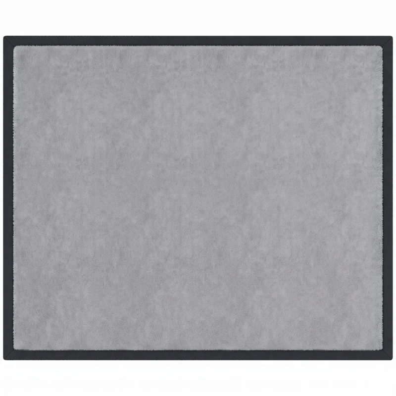 Qaba Baby Play Mat, 1.2" Thick, 71" x 59", Soft Flannel, Water-Resistant, Non-Slip Backing for Crawling Playing, Dark Grey