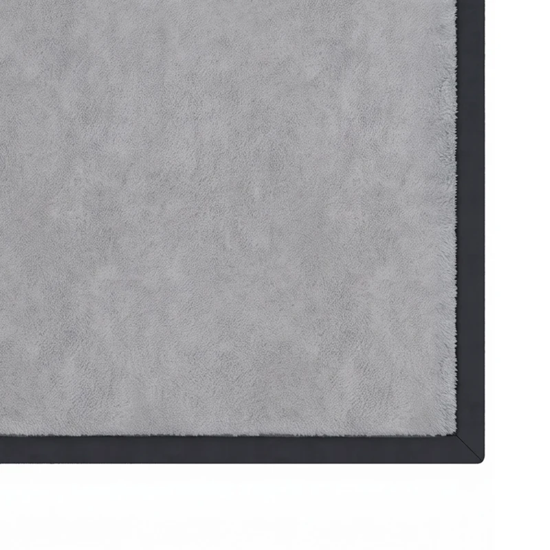Qaba Baby Play Mat, 1.2" Thick, 71" x 59", Soft Flannel, Water-Resistant, Non-Slip Backing for Crawling Playing, Dark Grey