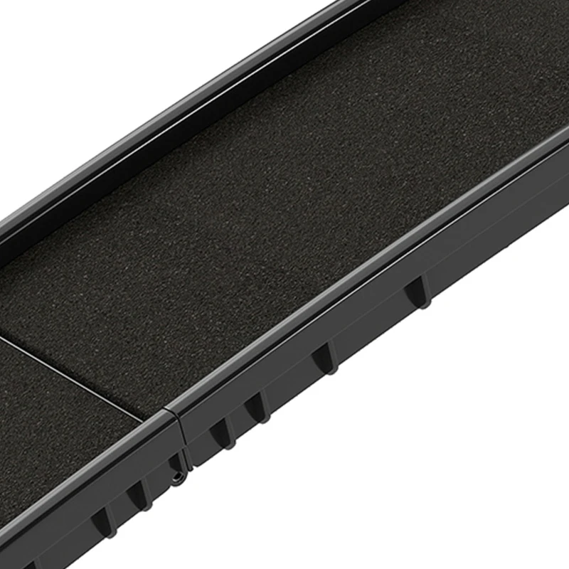 PawHut 61 Inches Folding Pet Ramp with Frosted Surface, Raised Side Rails, for Cars, SUVs