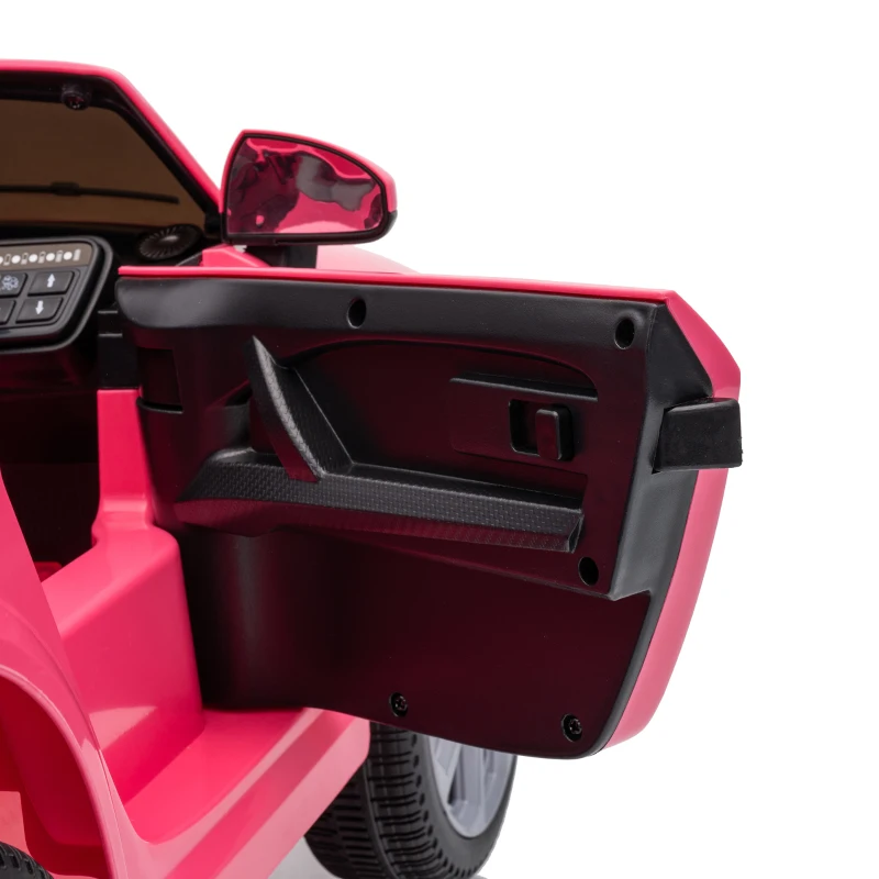 Qaba 12V Ride on Car for Kids, Audi TT RS Licensed Electric Car with Remote Control, Dual Motors, for 2-3 Years, Pink
