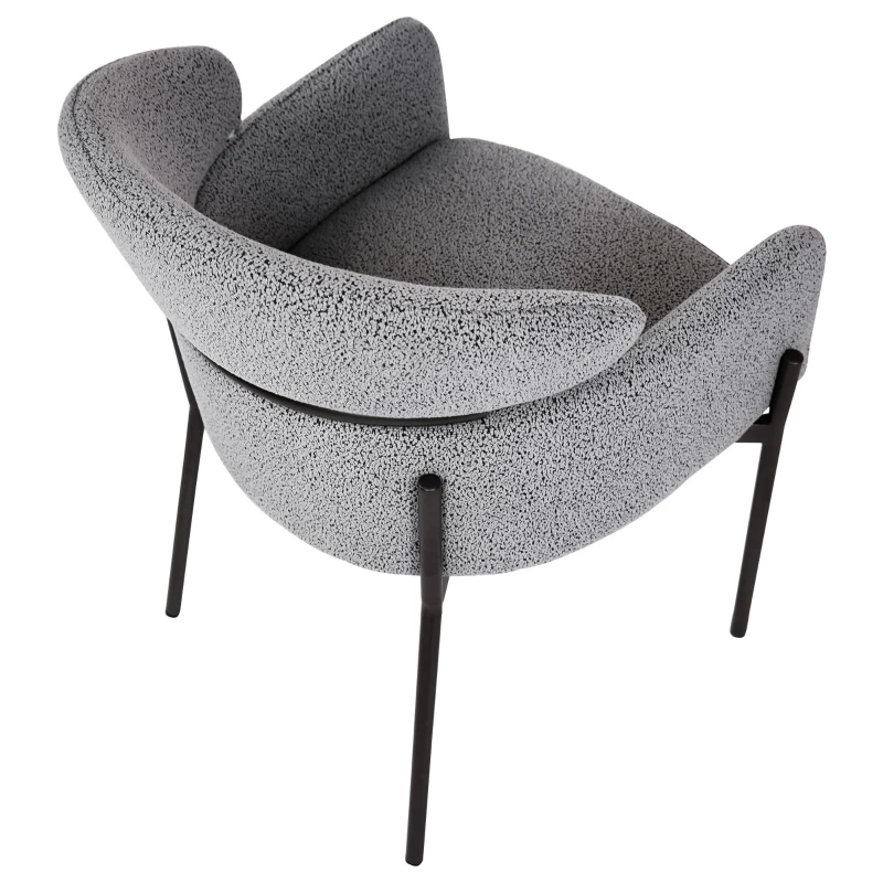 Modern 4-Piece Dining Chairs with High-Density Foam, Comfortable Side Chairs for Kitchen Living Room, 23'' L x 23" W x 31.5" H, Light Gray