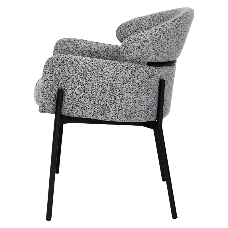 Modern 4-Piece Dining Chairs with High-Density Foam, Comfortable Side Chairs for Kitchen Living Room, 23'' L x 23" W x 31.5" H, Light Gray