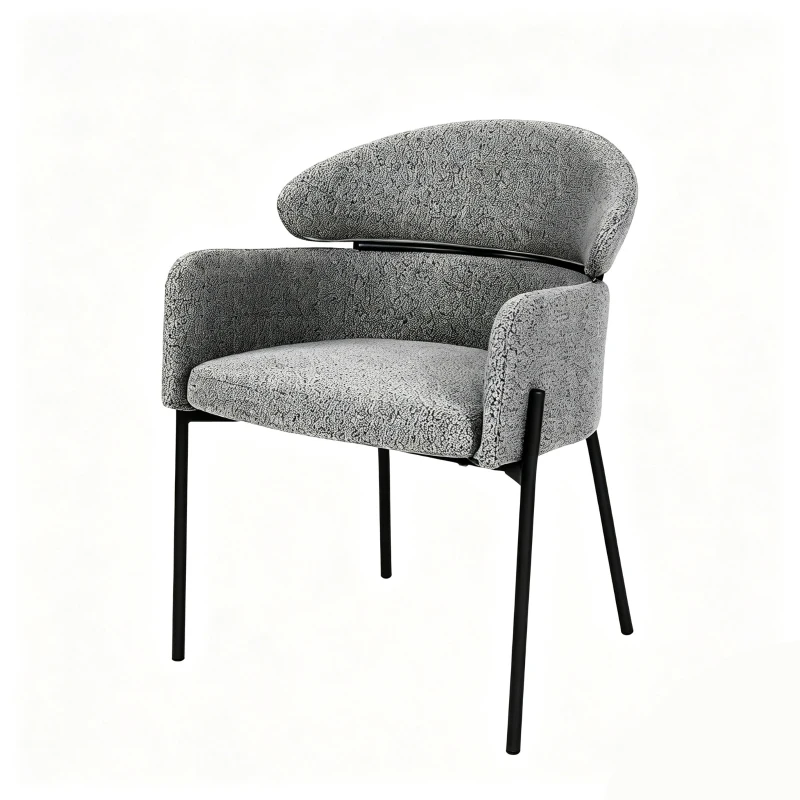 Modern 4-Piece Dining Chairs with High-Density Foam, Comfortable Side Chairs for Kitchen Living Room, 23'' L x 23" W x 31.5" H, Light Gray