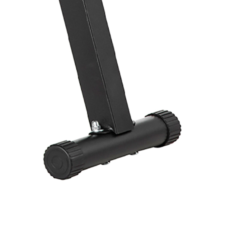 Soozier Adjustable Weight Bench, Foldable Bench Press with Barbell Rack and Dip Station for Home Gym, Strength Training Multiuse Workout Bench, Black