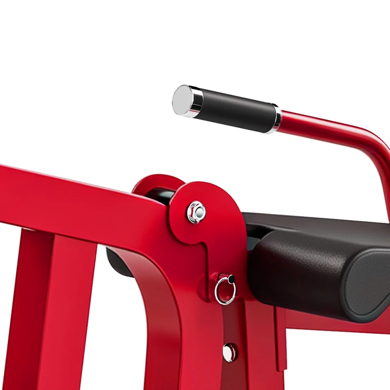 Soozier 3-in-1 Leg Extension and Curl Machine, 660LBS Heavy Duty Adjustable Weight Bench with Leg Developer, Red