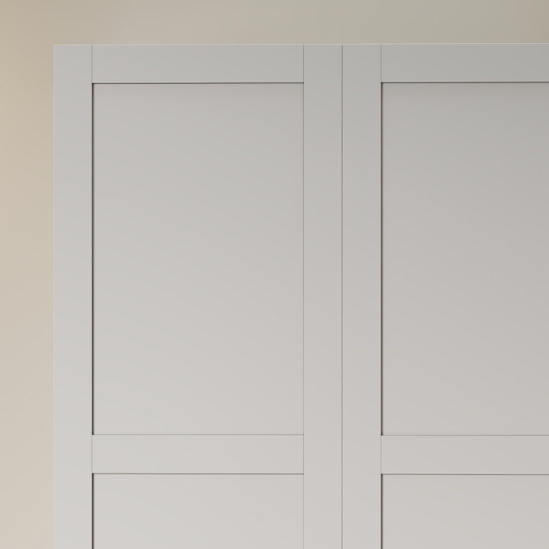 HOMCOM 71" Tall Farmhouse Pantry Cabinet, Kitchen Pantry Storage Cabinet with Soft-Close Hinges, Adjustable Shelves, White