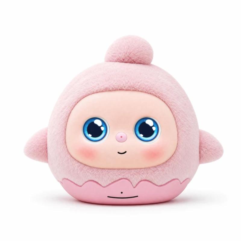 Lovi AI Companion Interactive Robot for Play, Bedtime and Learning, Smart Emotional Talking Toys for Kids With LCD Emotional Eye Screen, Desk Educational Playmate for Boys & Girls, Pink
