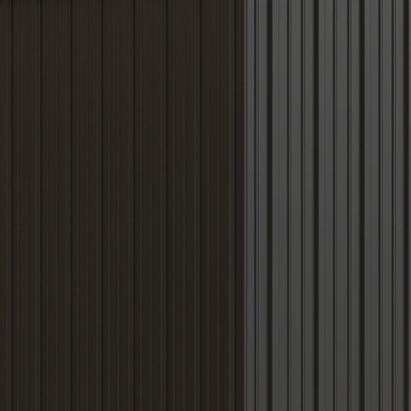 Outsunny 10' x 10' Metal Shed, Heavy Duty Outdoor Storage Shed with 4 Vents and Lockable Double Doors, Dark Grey