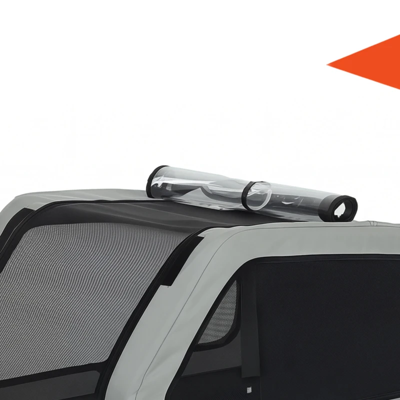 PawHut Dog Bike Trailer for Small & Medium Dogs up to 44 lbs, Universal Bicycle Coupler, Flip-Down Ramp Tailgate, Grey