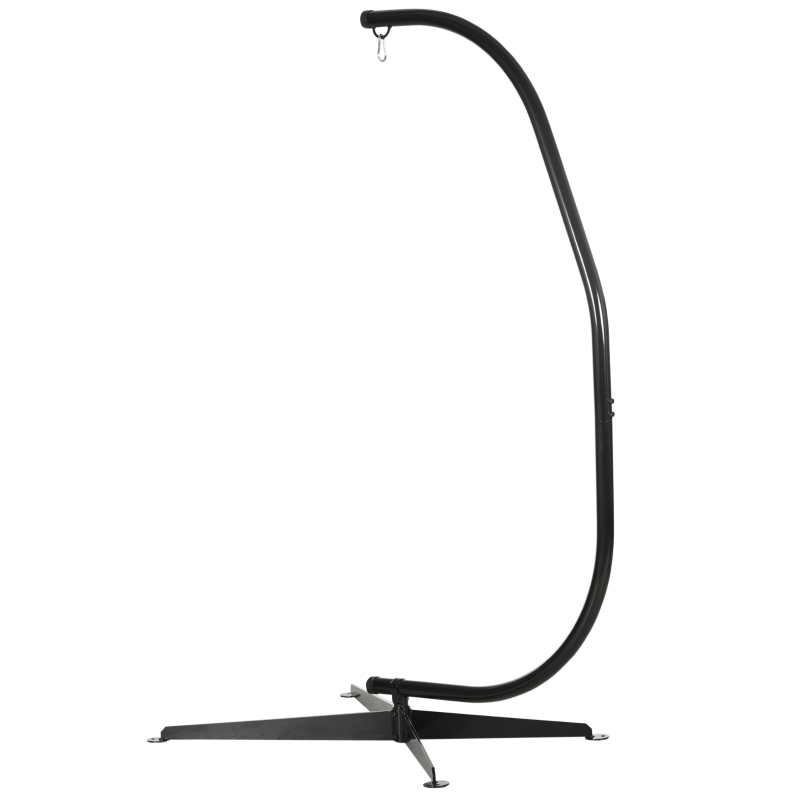 Outsunny Hanging Hammock Stand Hammock Chair Stand C Stand Steel Heavy Duty Stand