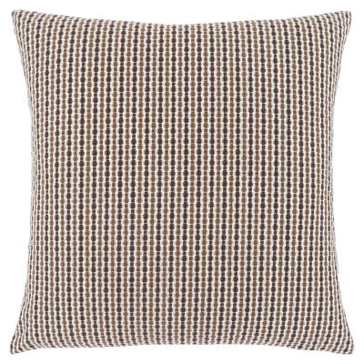 Monarch 18" x 18" Abstract Dot Pattern Throw Pillow (1 pc) - Light / Dark Brown